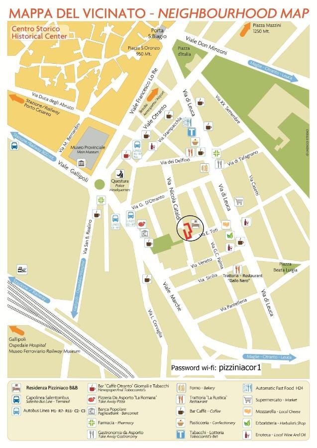 B&B Residenza Pizziniaco 莱切 外观 照片